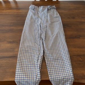 Plaid Tie Pants from H&M